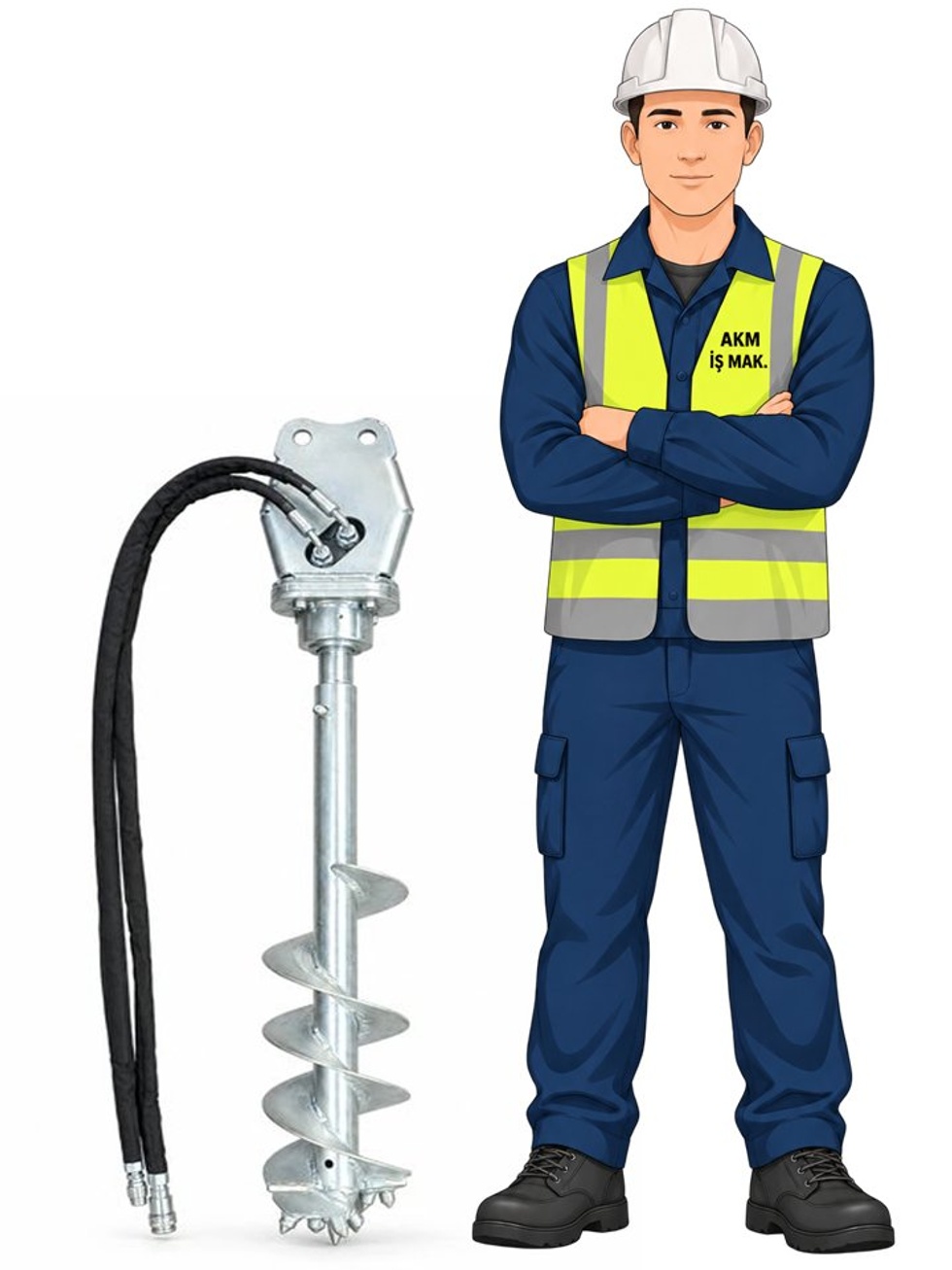 25 CM ÇAP HİDROLİK BURGU