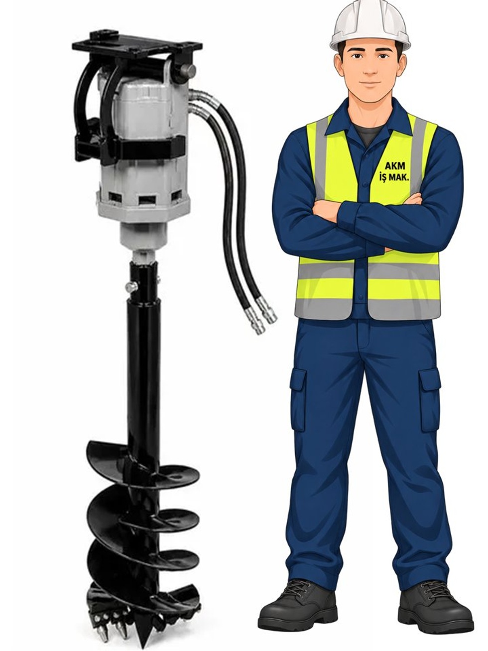 35 CM ÇAP HİDROLİK BURGU